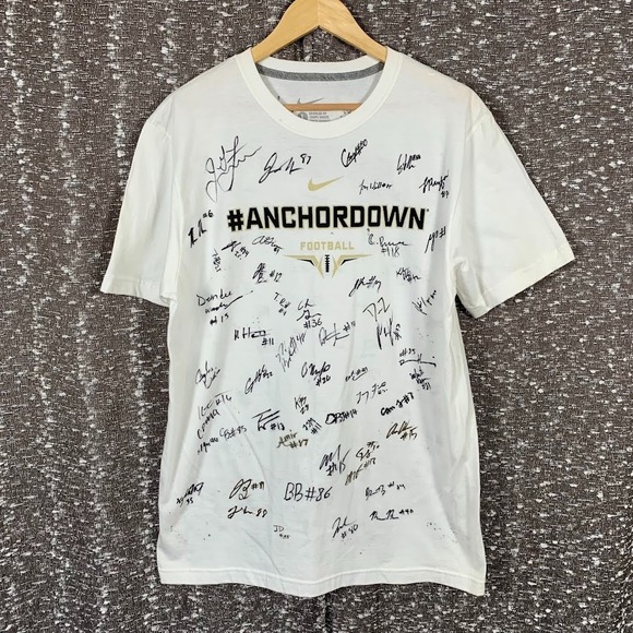 Nike Other - Nike Vanderbilt Commodores Anchordown Signed Team Shirt Short Sleeve Men's L